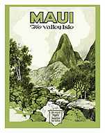 Maui Hawaii - The Valley Isle - Iao Valley Needle - Fine Art Prints & Posters