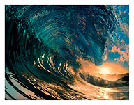 Morning Color - Hawaiian Wave - Fine Art Prints & Posters