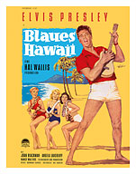 Elvis Presley in Blaues (Blue) Hawaii - Movie Poster - Fine Art Prints & Posters