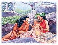 Family of Hawaii - (‘Ohana O Hawai‘i) - Fine Art Prints & Posters