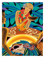 The Hawaiian Luau - Fine Art Prints & Posters