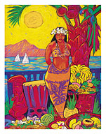 Hawaiian Seaside Market - Fine Art Prints & Posters