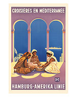 Hamburg Amerika Linie, Croisieres en Mediterranee - Giclée Art Prints & Posters