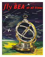 British European Airways: Fly BEA at All Times - Fine Art Prints & Posters