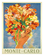 Monte-Carlo Flower Girl, France - Fine Art Prints & Posters