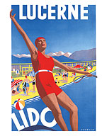 Lido, Lake Lucerne, Switzerland - Fine Art Prints & Posters