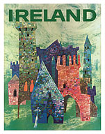 Ireland - Irish Colorful Castles - c. 1960 - Fine Art Prints & Posters