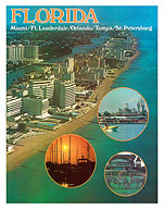 Florida - Miami Ft. Lauderdale Orlando Tampa St Petersburg - Fine Art Prints & Posters