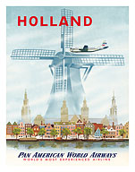 Pan American: Holland Windmill - Fine Art Prints & Posters