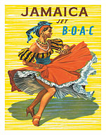 British Overseas Airways Corporation: Jamaica - Jet BOAC - Fine Art Prints & Posters
