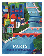 Aviation: Paris - La Seine - Fine Art Prints & Posters