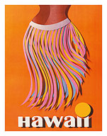 Pan American Airways, Hawaii Hula Skirt - Giclée Art Prints & Posters