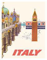Italy - Piazza San Marco - Venice - c. 1962 - Fine Art Prints & Posters