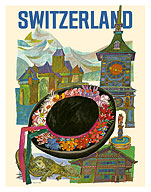 Switzerland - c. 1960's - Fine Art Prints & Posters