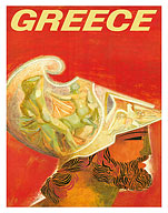 Greece - Greek Warrior - c. 1960's - Fine Art Prints & Posters