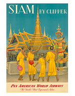 Pan American, Siam Buddhist Monks - Thailand - Fine Art Prints & Posters