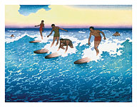 Surf Riders Honolulu, Hawaii - Fine Art Prints & Posters