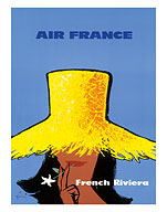 Aviation French Riviera - Yellow Hat - Fine Art Prints & Posters
