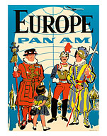 Europe Pan Am, Beefeater Guards - Fine Art Prints & Posters