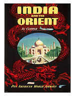 Pan American India and the Orient - Taj Mahal - Fine Art Prints & Posters