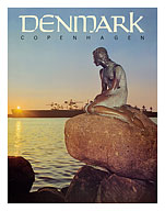 Copenhagen, Denmark - Langelinie Little Mermaid Statue - Fine Art Prints & Posters