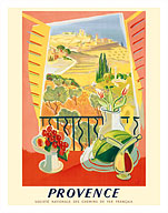 Provence, France - Société Nationale des Chemins de fer Français (National Society of French Railways) - Fine Art Prints & Posters