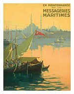 Istambul Messageries Maritimes - Giclée Art Prints & Posters