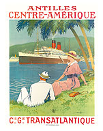 Antilles Centre Amerique - Central America Cruise Ship - Fine Art Prints & Posters