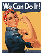 We Can Do It - Rosie the Riveter - Giclée Art Prints & Posters