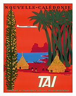 Nouvelle Calédonie (New Caledonia) - TAI Airline - Fine Art Prints & Posters
