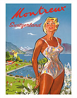 Montreux, Suiza (Switzerland) - Lake Geneva - Fine Art Prints & Posters
