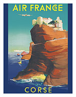 Corse (Corsica) - Cliffs of Bonifacio & Mediterranean Sea - Fine Art Prints & Posters