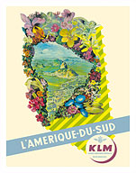 L'Amerique Du Sud (South America) - Rio De Janeiro, Brazil -  KLM Royal Dutch Airlines - Fine Art Prints & Posters