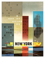 New York City - c. 1950 - Fine Art Prints & Posters