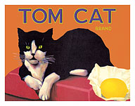 Tom Cat Brand Lemons - Orosi, California - c. 1920's - Giclée Art Prints & Posters