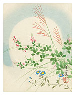 Spring Flowers and Grasses - Japanese Art - c. 1930's - Fine Art Prints & Posters