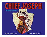 Chief Joseph Apples - Ryan Fruit Company - Washington State - c. 1915 - Fine Art Prints & Posters