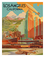 Los Angeles, California - c. 1929 - Fine Art Prints & Posters