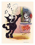 Felix The Cat - c. 1920's - Fine Art Prints & Posters