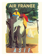 Asia (Asie) - Elephant - Fine Art Prints & Posters