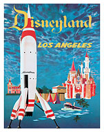 Disneyland - Los Angeles - Tomorrowland - c. 1955 - Fine Art Prints & Posters