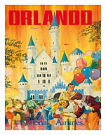 Orlando - Florida, USA - Walt Disney World Resort - National Airlines - Fine Art Prints & Posters