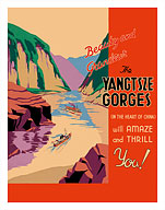 Beauty and Grandeur - The Yangtsze Gorges - (In the Heart of China) will Amaze and Thrill You! - Giclée Art Prints & Posters