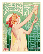 Absinthe Robette - Art Nouveau Nude Belgian - Fine Art Prints & Posters