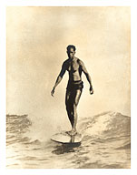 Hawaiian Surfer Duke Kahanamoku - Giclée Art Prints & Posters