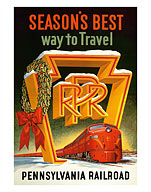Season's Best way to Travel - Pennsylvania Railroad - Fine Art Prints & Posters