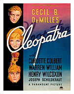 Cecil B. DeMille's Cleopatra - Starring Claudette Colbert, Warren William, and Henry Wilcoxon - Fine Art Prints & Posters