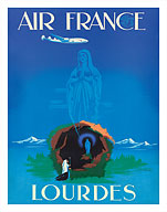 Lourdes - Virgin Mary - Our Lady of Lourdes - Fine Art Prints & Posters
