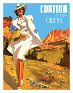 Cortina, Italy - Cortina d'Ampezzo - Elevation 1224 Meters - Dolomiti (Dolomite Mountains) - Fine Art Prints & Posters