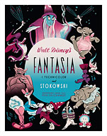 Walt Disney's Fantasia - featuring Mickey Mouse - Music by Leopold Stokowski - Danish Version - Fine Art Prints & Posters